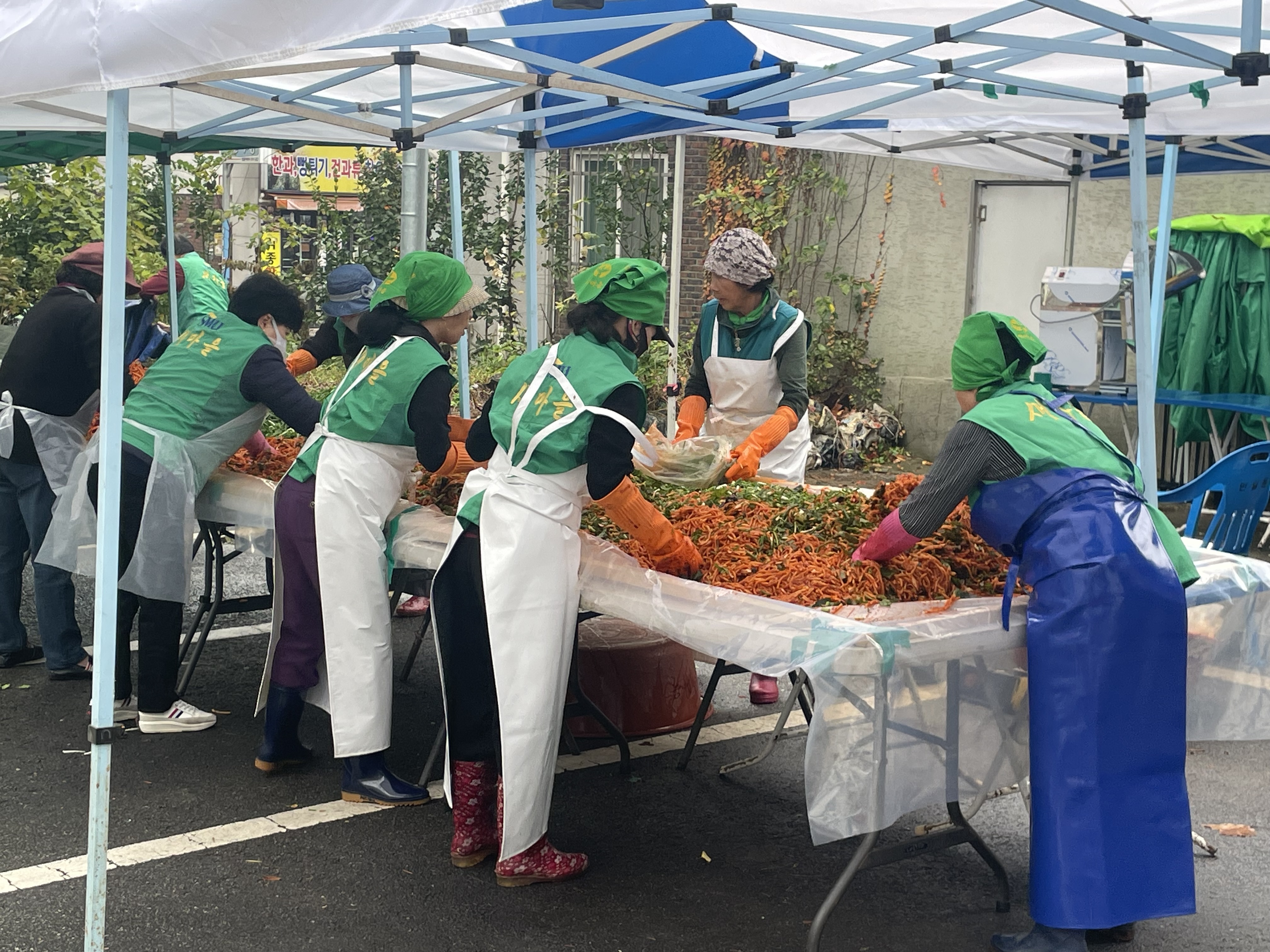 안산시 반월동 새마을남녀협의회, 사랑의 김장 나눔 행사