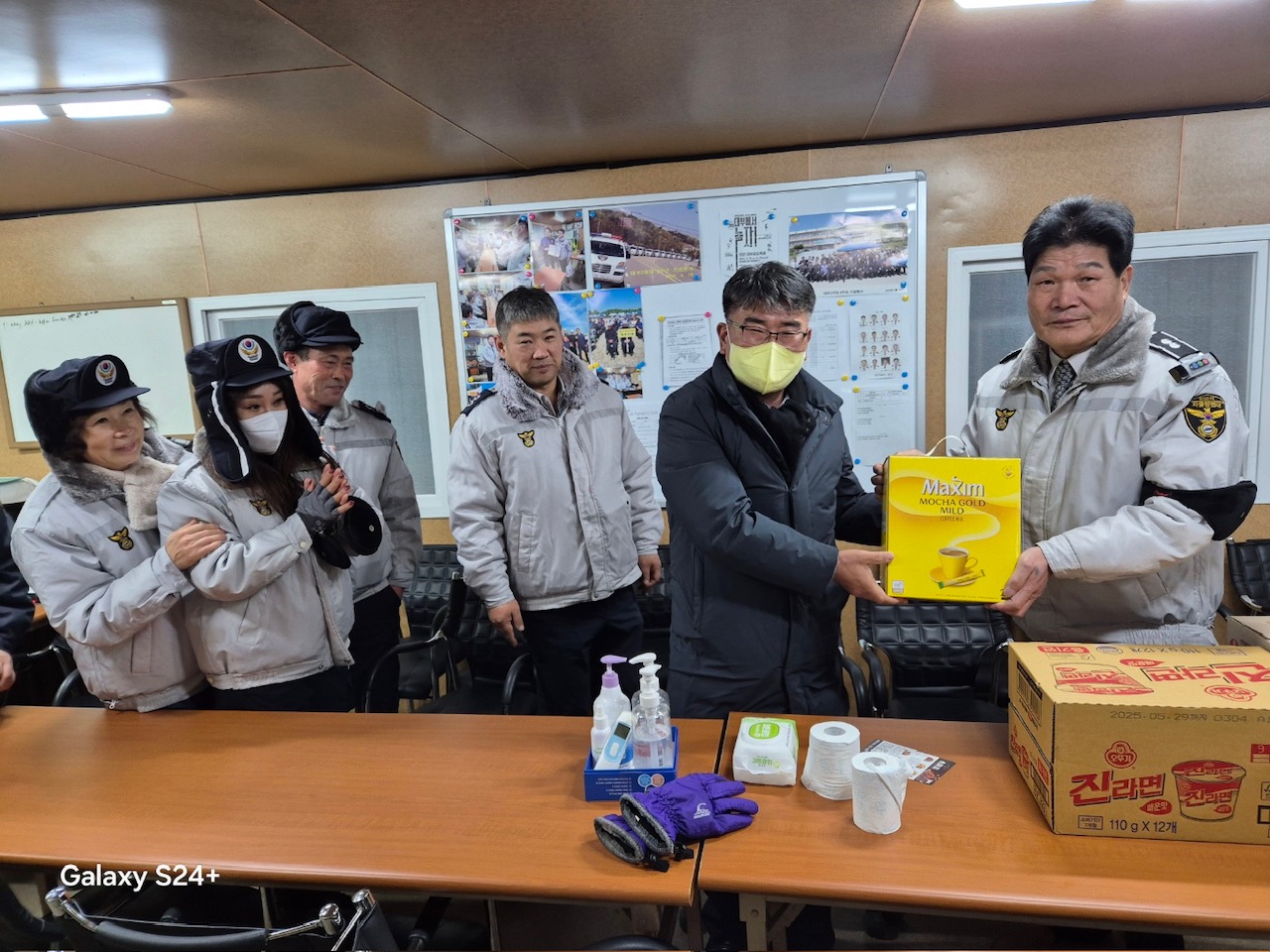 안산시 대부동, 대부 자율방범 1·2지대 격려 방문