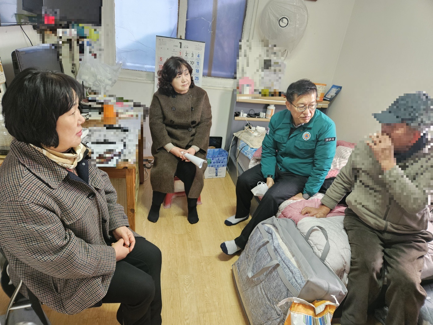 안산시, 한파 취약계층 주거 현장 방문해 대응 상황 점검
