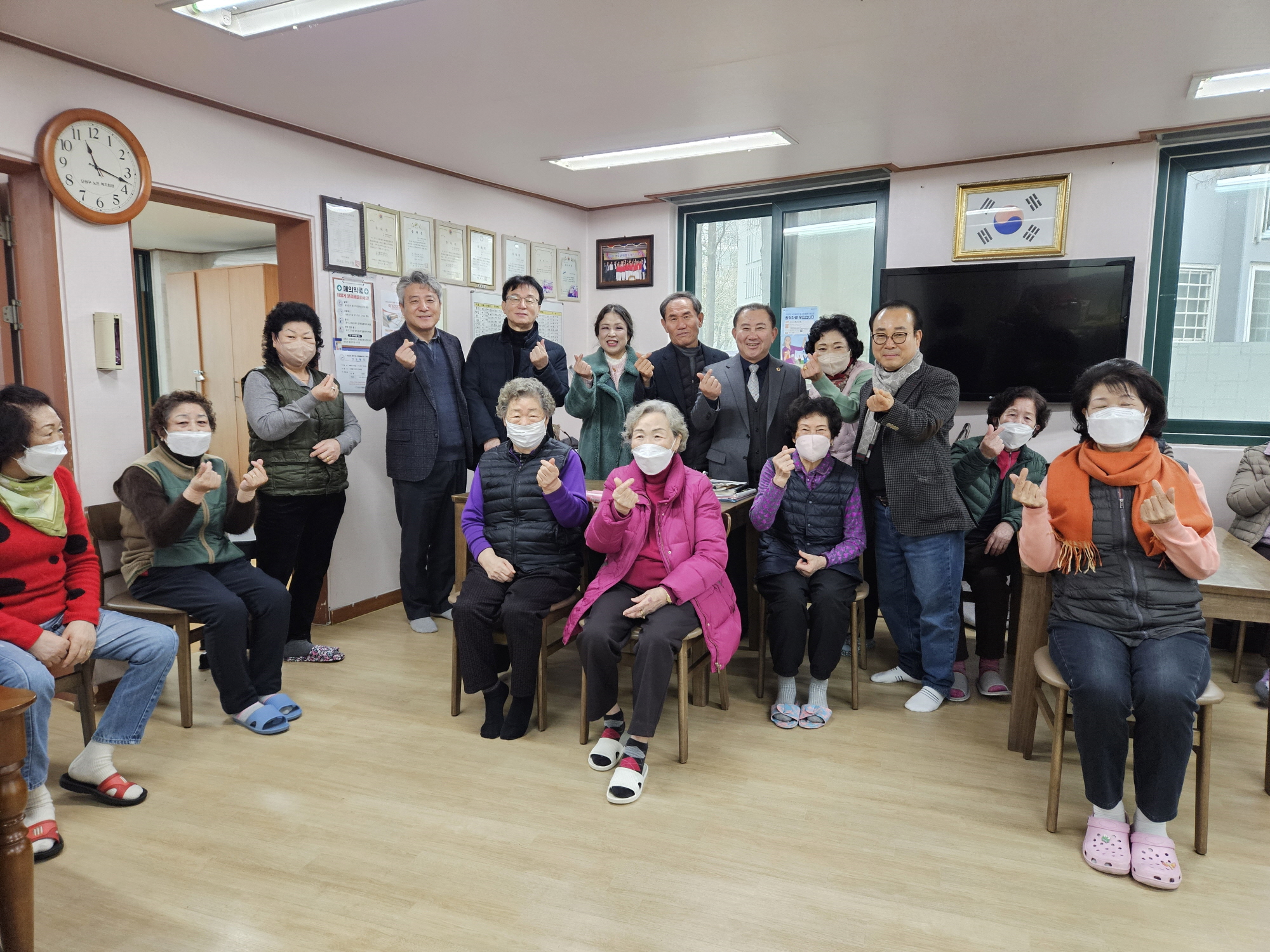 안산시 초지동, 새해맞이 경로당 방문 인사