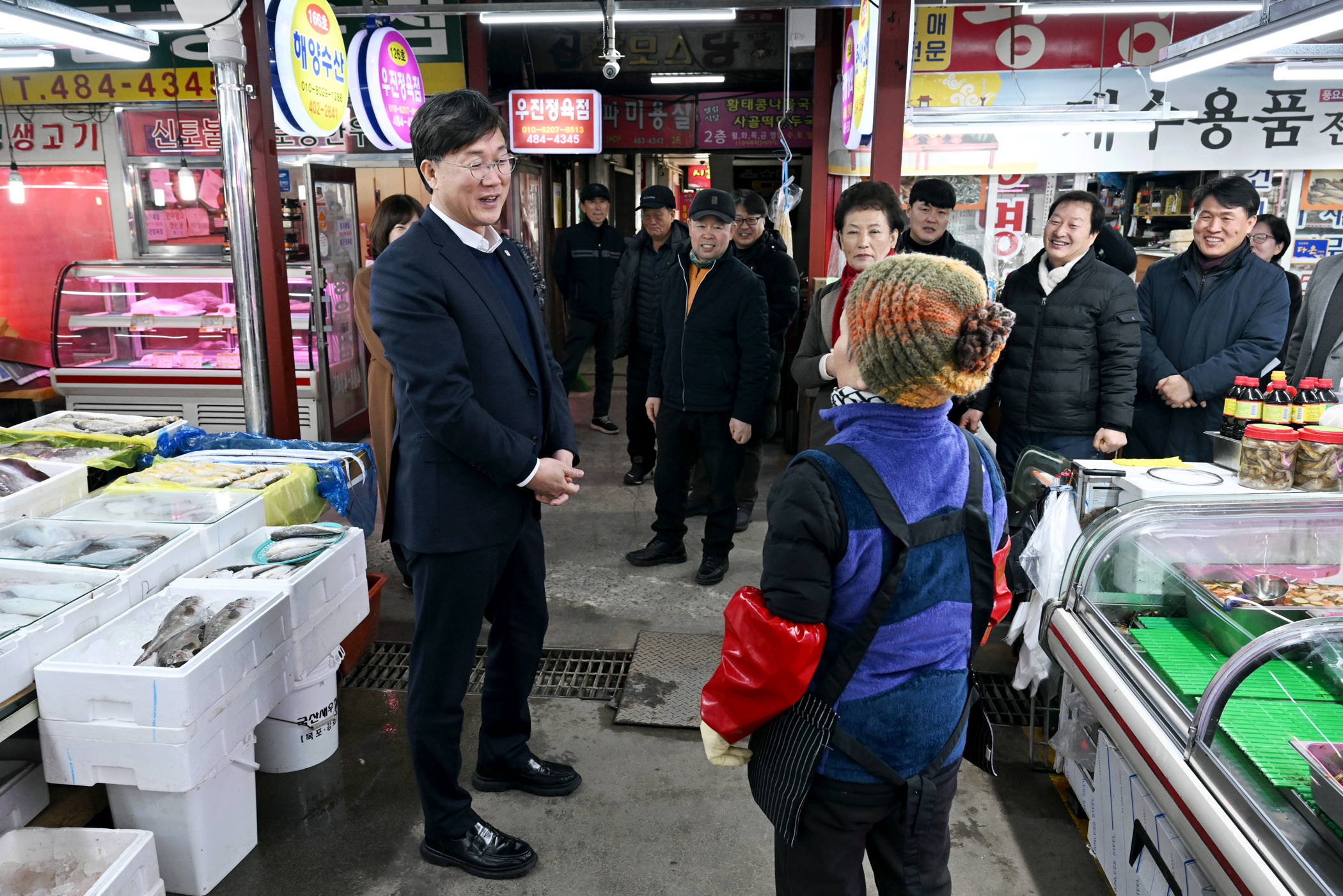 이민근 안산시장, 보성상가 상인회 방문… 현장 목소리 청취
