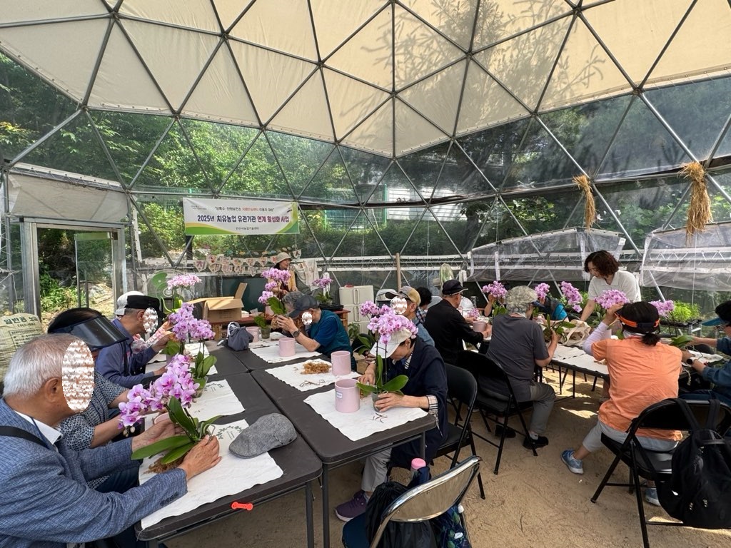 안산시, 치매환자 및 보호자 대상 치유농업 프로그램 마무리