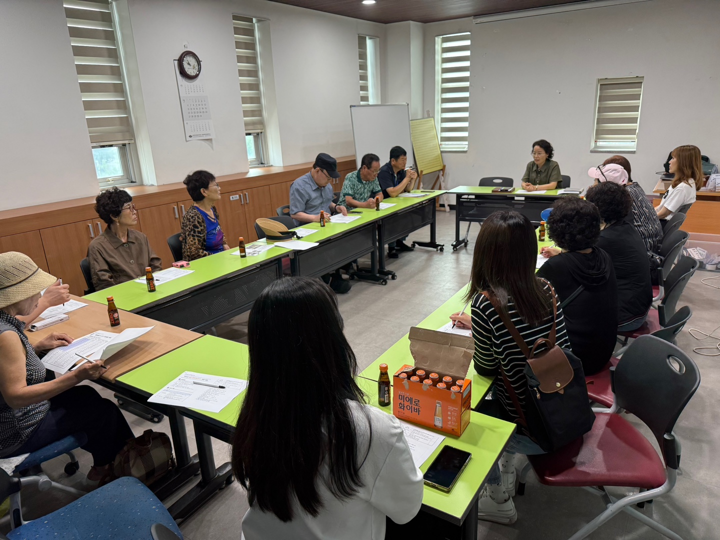 안산시 일동 행복마을관리소, 제천역세권 협동조합에서 벤치마킹 방문