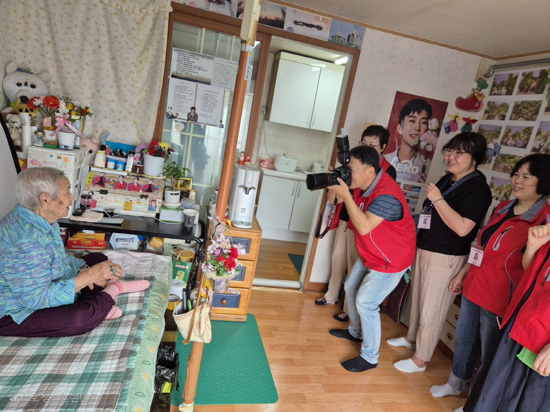 안산시 부곡동 지사협, 빛나는 인생한컷 찾아가는 장수사진 촬영 추진