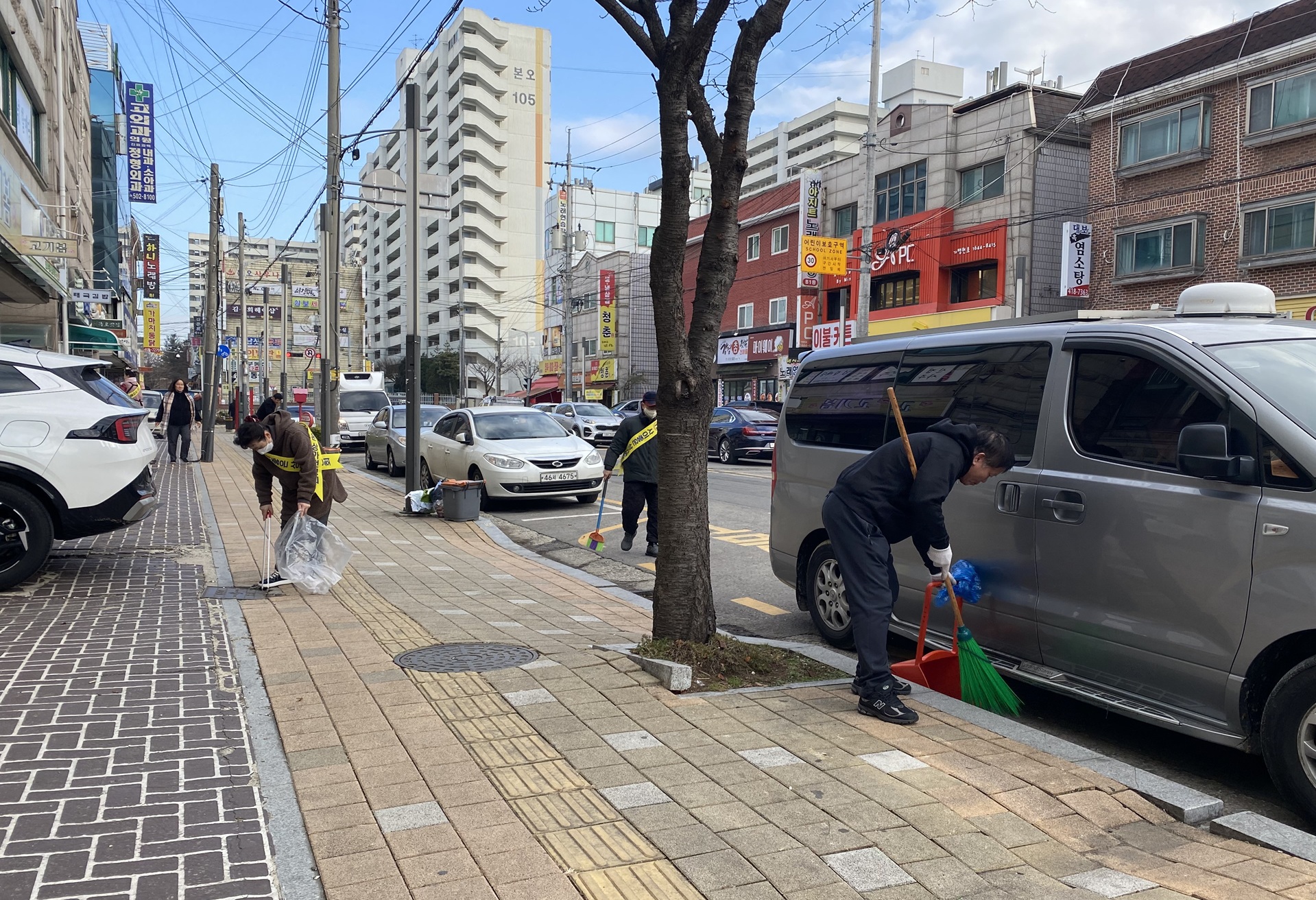 안산시 사이동, 민관합동 환경정비 활동 추진