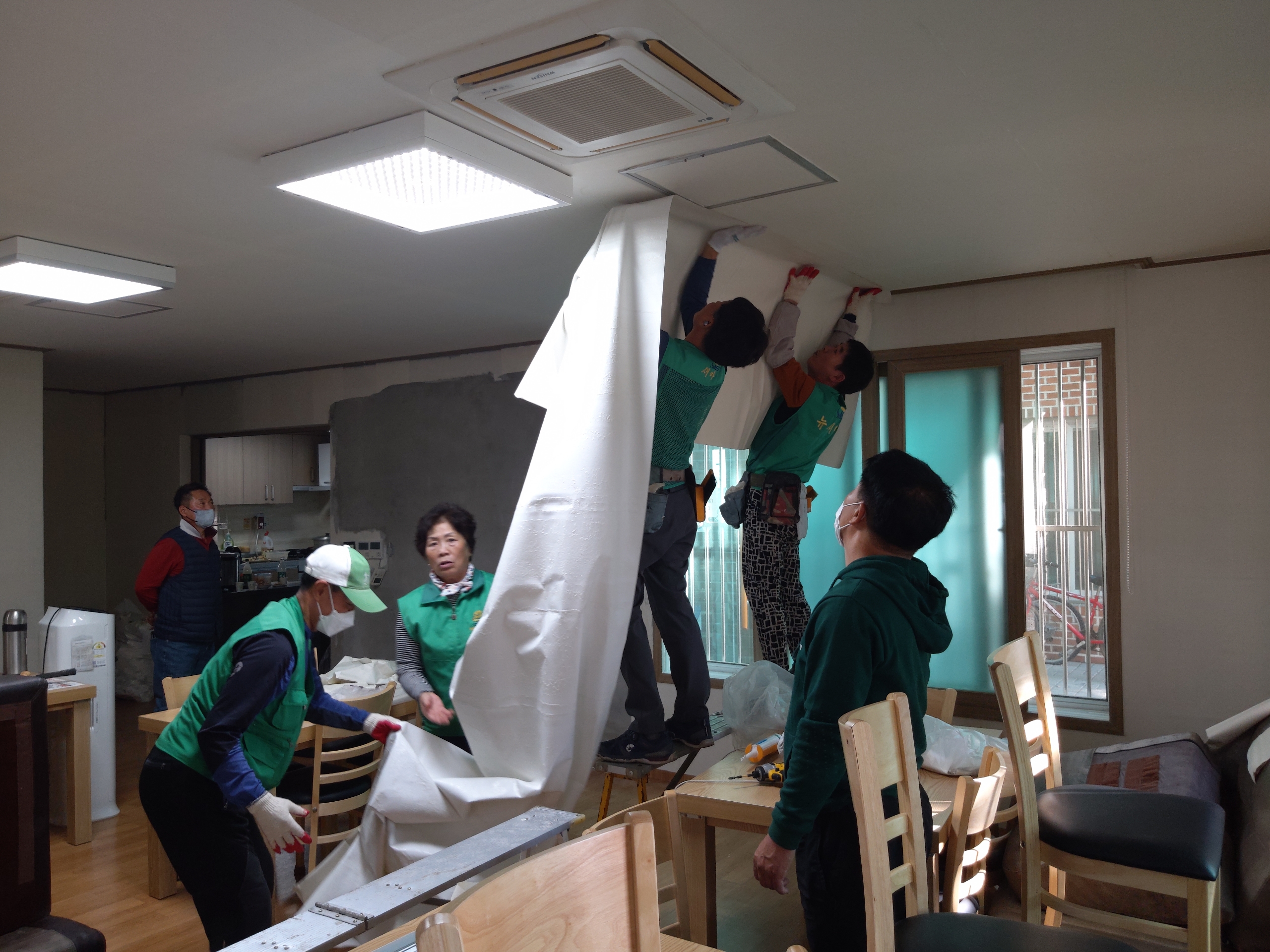 안산시 와동 새마을회, 등대 경로당 생활환경 개선활동