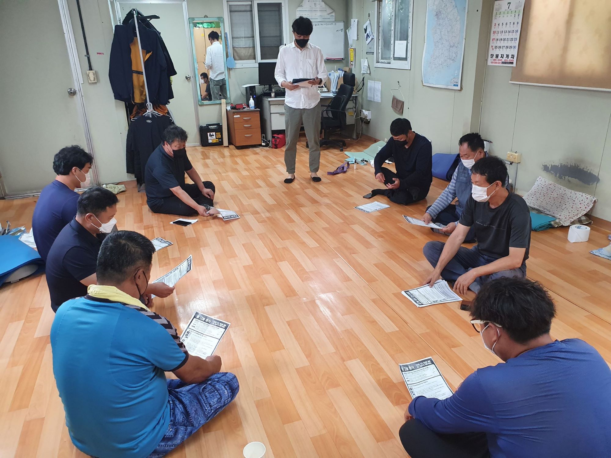 안산시 단원구, 여름철 공사현장 안전사고 예방교육 실시