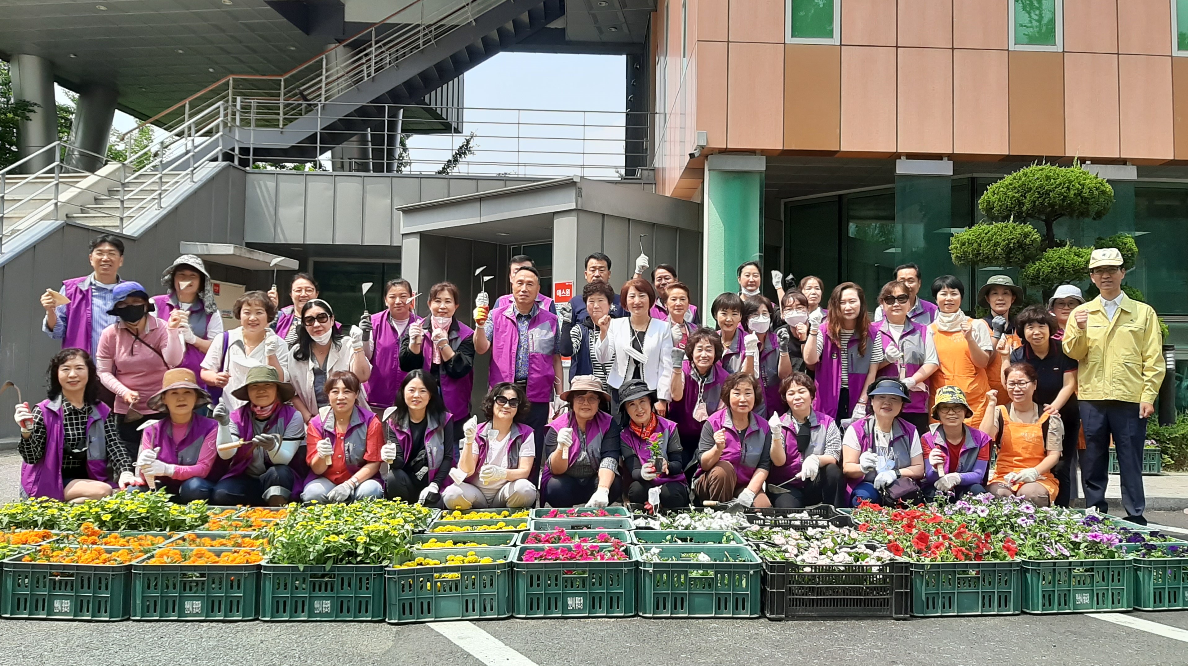 안산시 일동, 사계절 정원 여름꽃으로 새단장