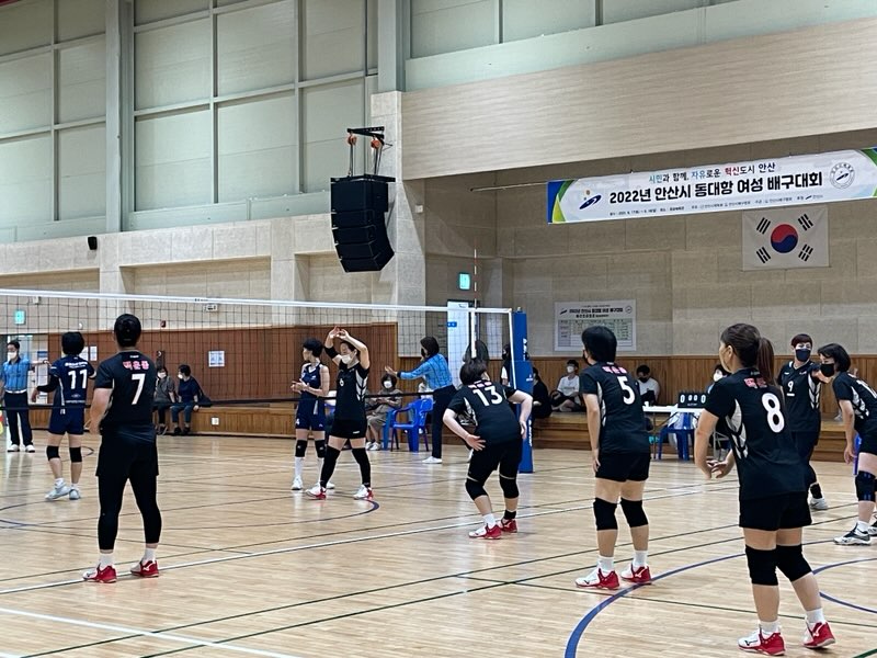 안산시 백운동 어머니배구단, 동 대항 여성 배구대회 석권