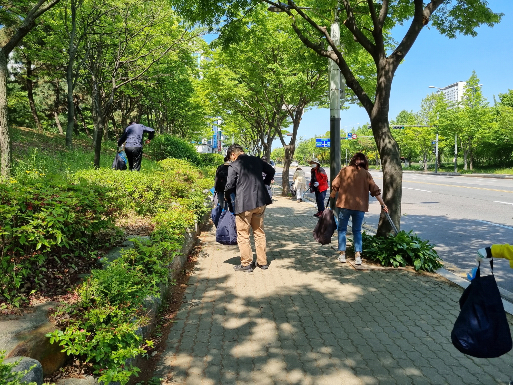 안산시 호수동 주민자치회, 환경정화활동 실시