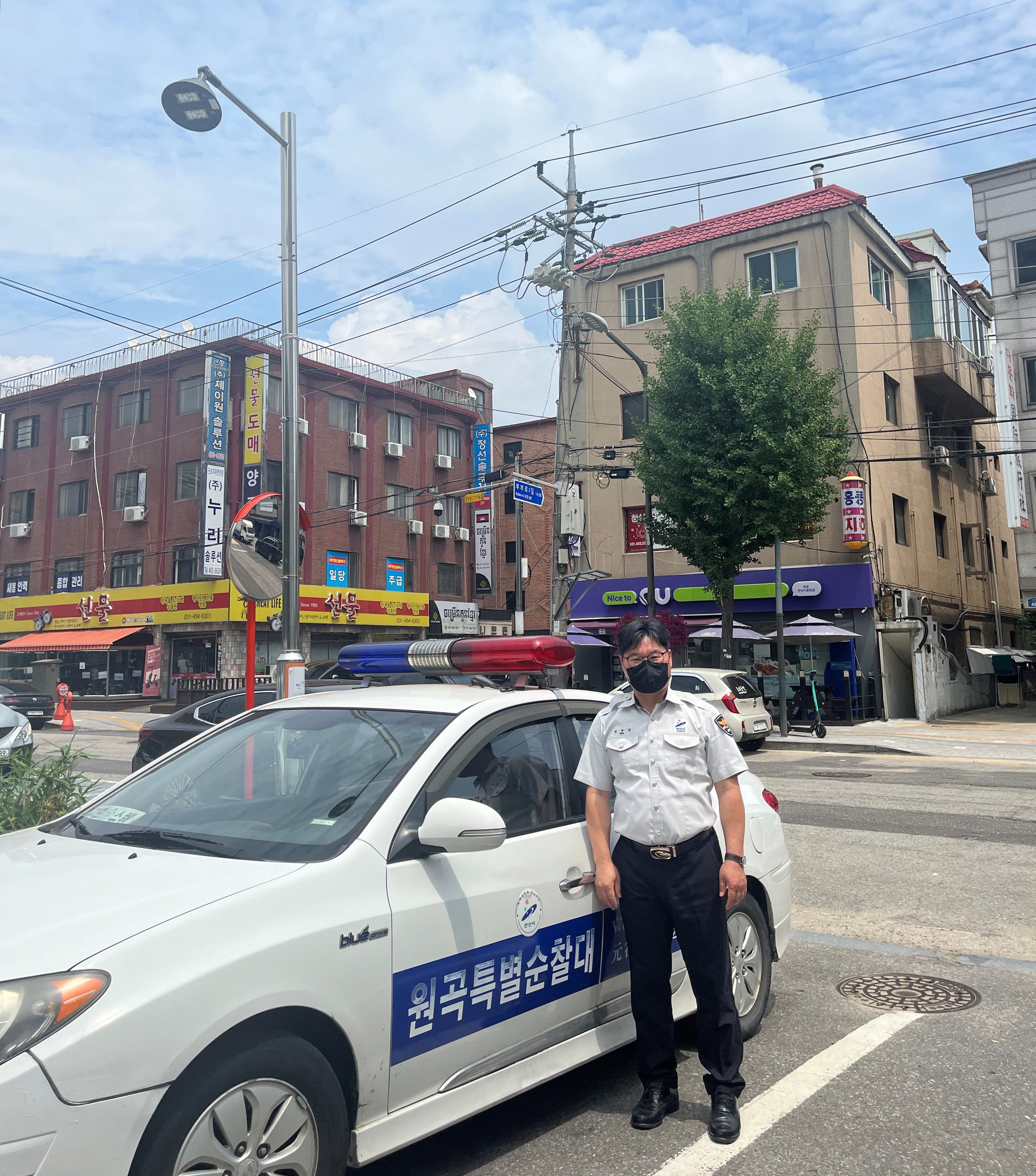 안산시 원곡특별순찰대원, 신속한 대처로 소중한 생명 구해