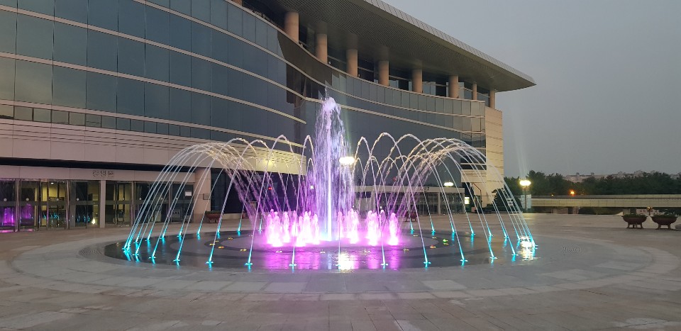 안산문화예술의전당 음악분수 개장