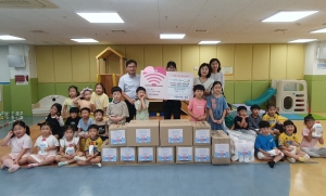 안산시 드림스타트, 상록구청어린이집으로부터 후원품 기탁 받아