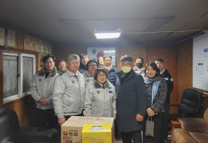 안산시 대부동, 대부 자율방범 1·2지대 격려 방문