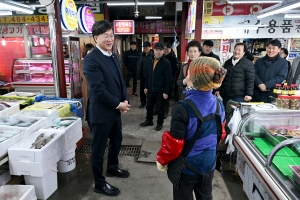 이민근 안산시장, 보성상가 상인회 방문… 현장 목소리 청취