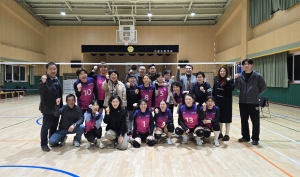 안산시 선부2동 여성배구단, 성포동 여성배구단과 친선경기 가져