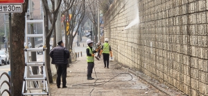 안산시 선부2동 주민자치회, 주민참여예산으로 학교담장·벽화 정비