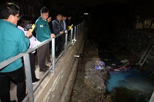 안산시, 안산천 상류 오염 물질 발생에 총력 대응