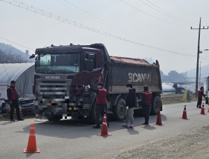 안산시 상록구, 과적 차량 집중 단속 진행… 도로 안전 확보 나서