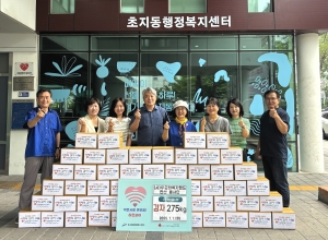 (사)무궁화복지월드 안산 봉사단, 안산시 초지동에 감자 275kg 기탁