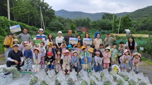 안산시 부곡동 주민자치회, 주말농장 어린이 채소 수확 체험행사