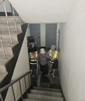 안산시 고잔동, 마을순찰대와 여름철 풍수해 대비 주민 대피 훈련