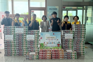 한울타리봉사단, 안산시 선부1동 취약계층에 컵라면 100상자 기탁