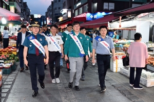 안산시, 열대야 속 외국인 밀집 지역 민·관·경 특별 합동 순찰