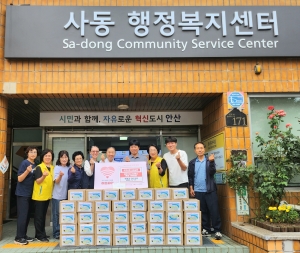 원불교 안산교당, 안산시 사동 취약계층에 김치 및 현금 후원