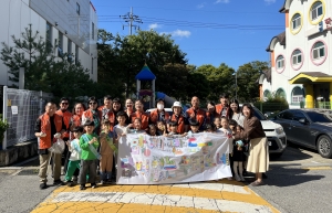 안산시 고잔동 지사협, 시립단원어린이집과 깨끗하고 건강한 마을 만들기 캠페인 진행