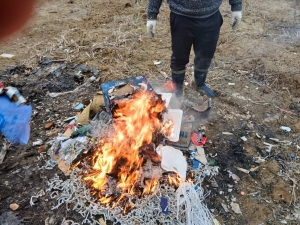 안산시 단원구, 대부도 등 겨울철 쓰레기 불법소각 집중단속