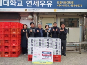 연세우유 반월시화대리점, 안산시 선부2동에 두유 70박스 기탁