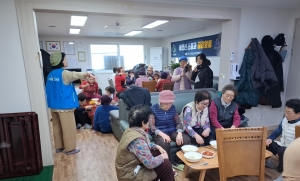 누리봄봉사회, 안산시 월피동 월광경로당 어르신들과 소통·공감활동