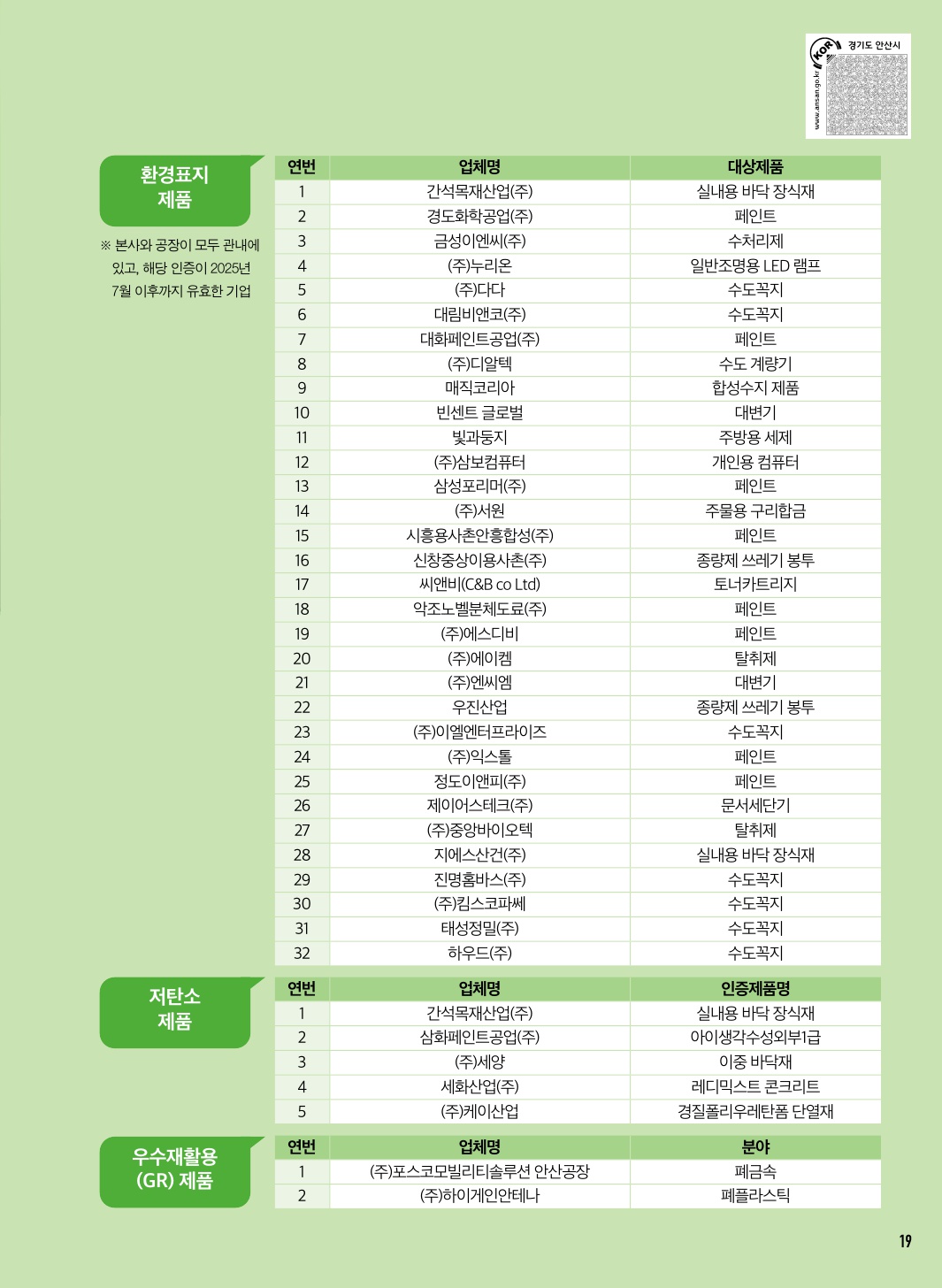 초록의 가치를 만드는 사람들