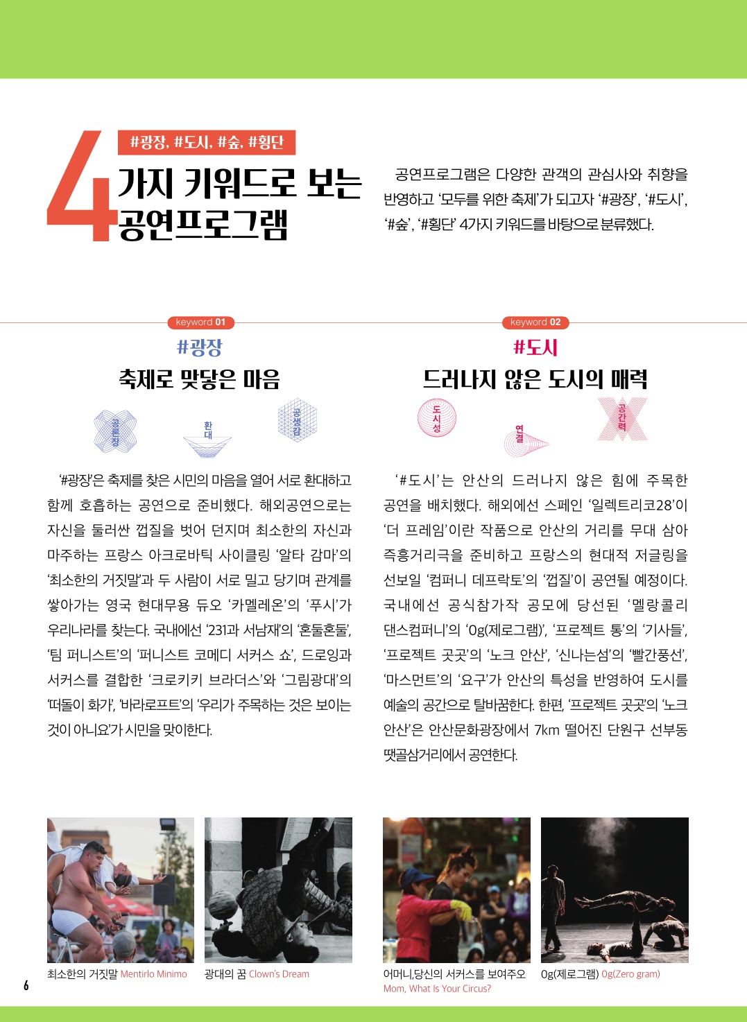 버라이어티 안산(안산국제거리극 축제 등)