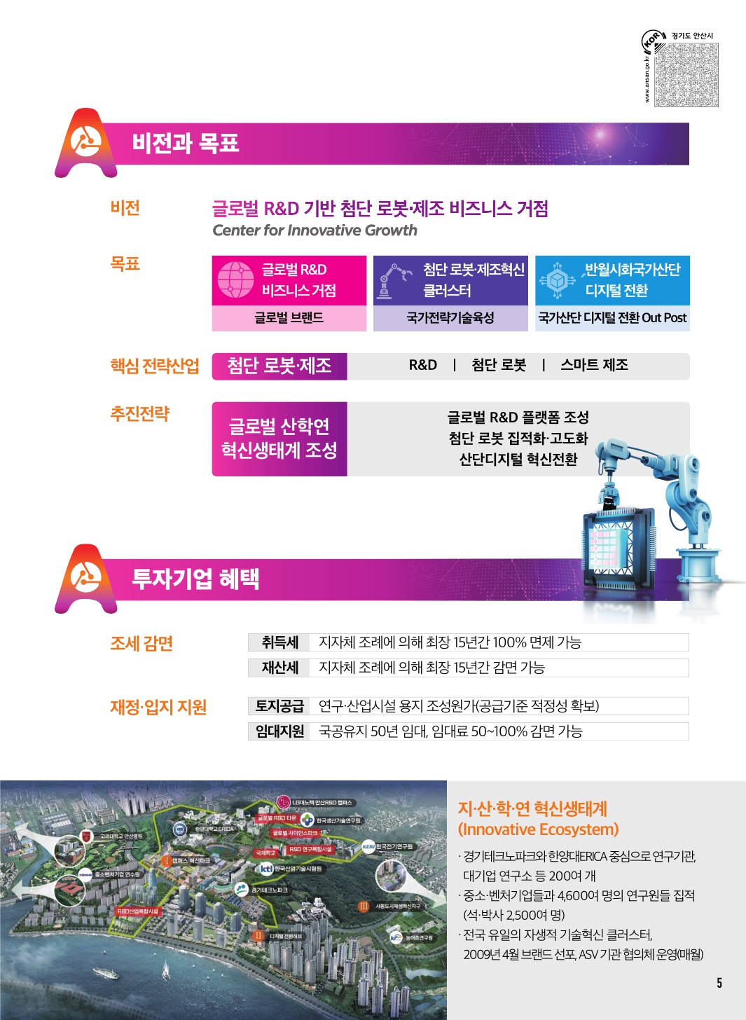 새로운 미래의 중심, 안산 Part. 1 경기경제자유구역 안산사이언스밸리(ASV)지구