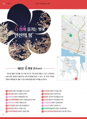안산의 봄 / 다함께 즐기는 벚꽃(벚꽃 존)