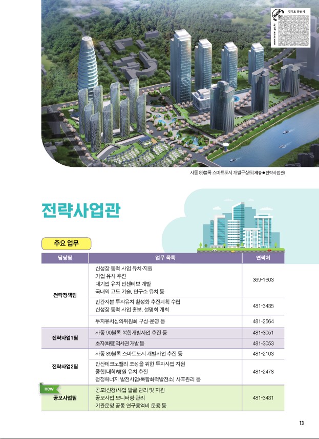 청년정책관, 전략사업관