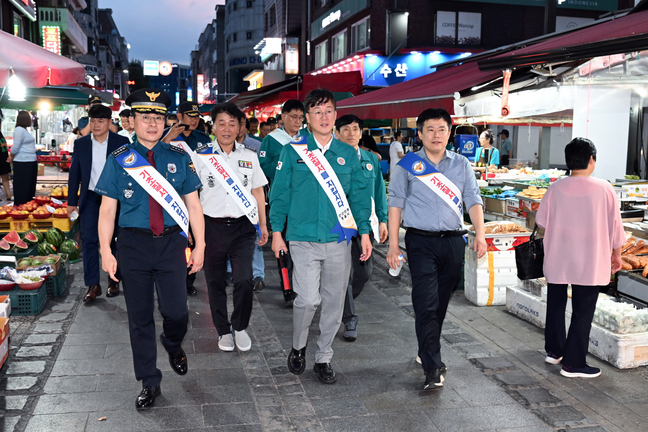 안산시, 열대야 속 외국인 밀집 지역 민·관·경 특별 합동 순찰