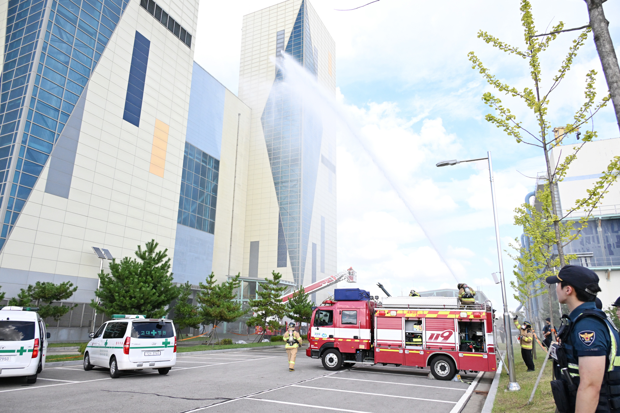 안산시, 을지연습 맞춰‘드론 테러’가정 초동대응 실제 훈련