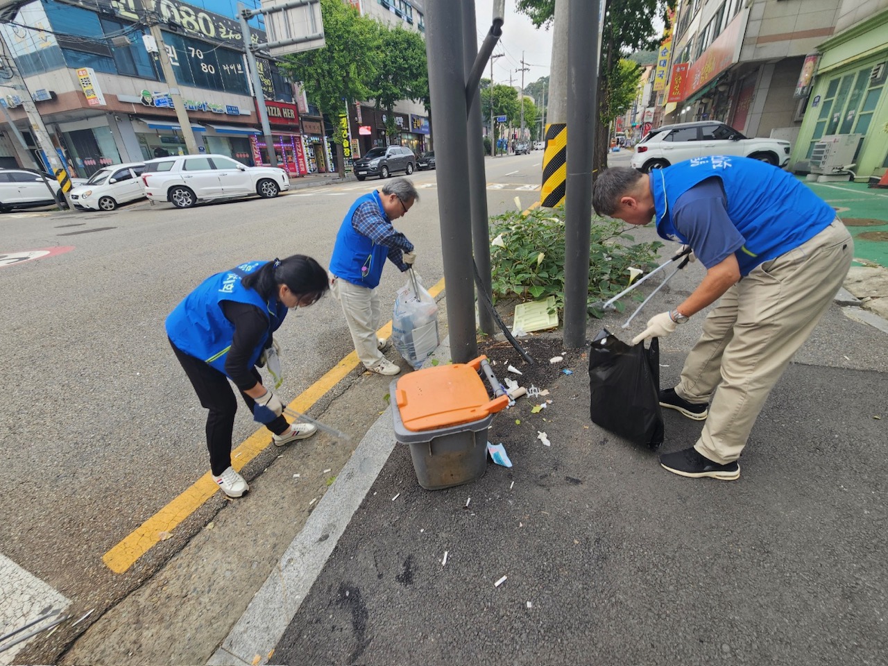 안산시 일동, 추석맞이 동네 대청소 