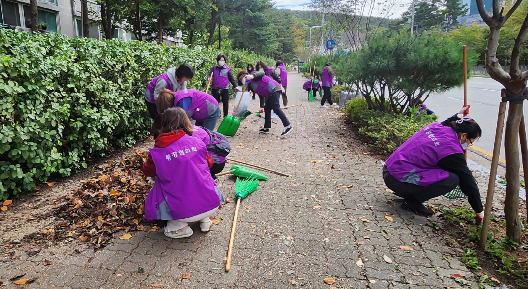 안산시 성포동 통장협의회, 환경정화활동 진행