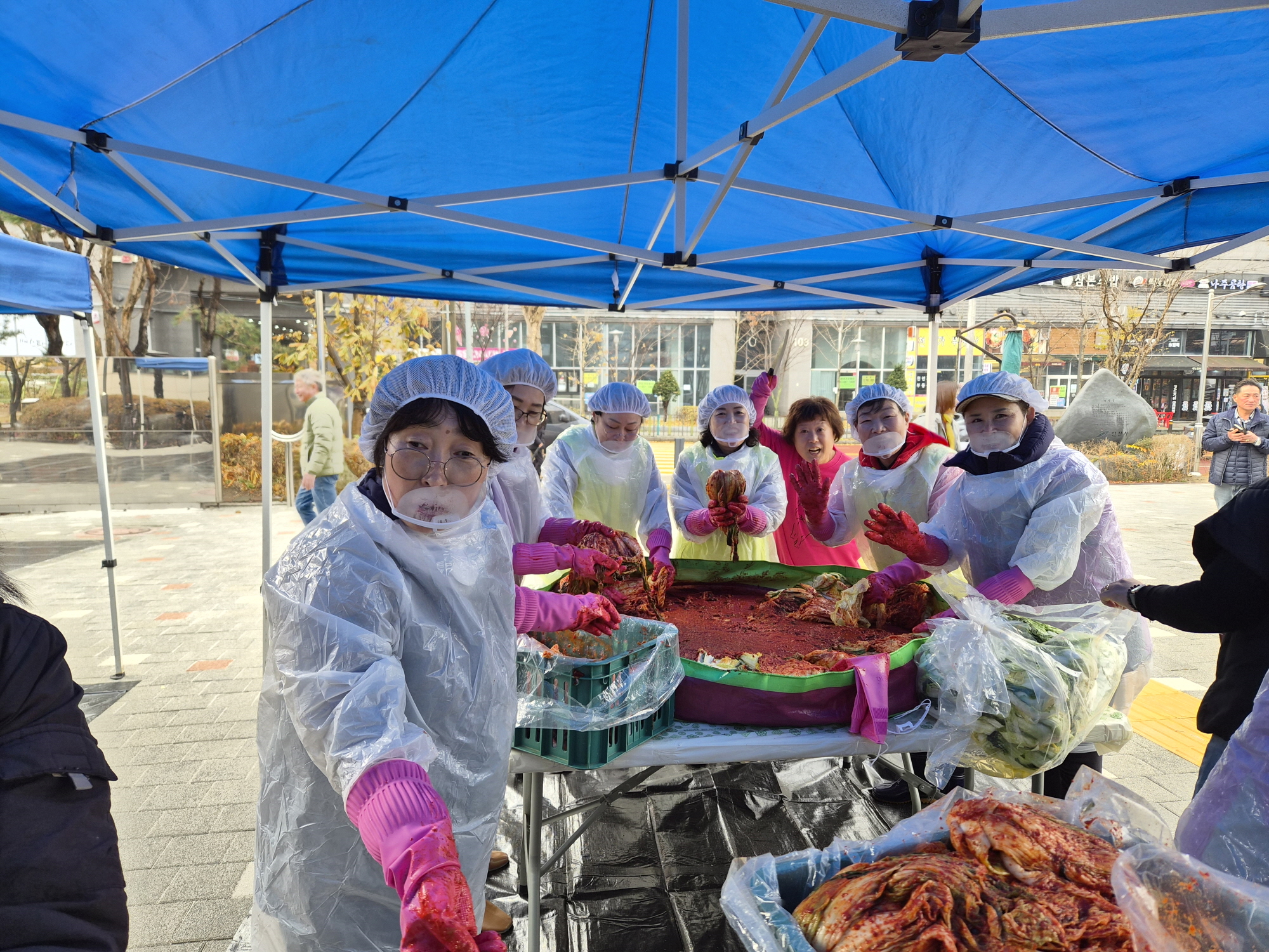 안산시 와동 지사협, 사랑의 김장 나눔 행사