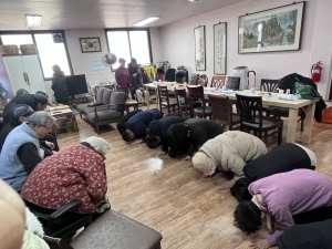 안산시 성포동, 경로당에 새해맞이 인사 전달