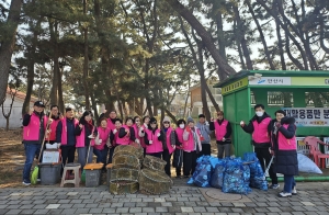 안산시 대부동 직능단체연합회, 설맞이 안산사랑 대청소