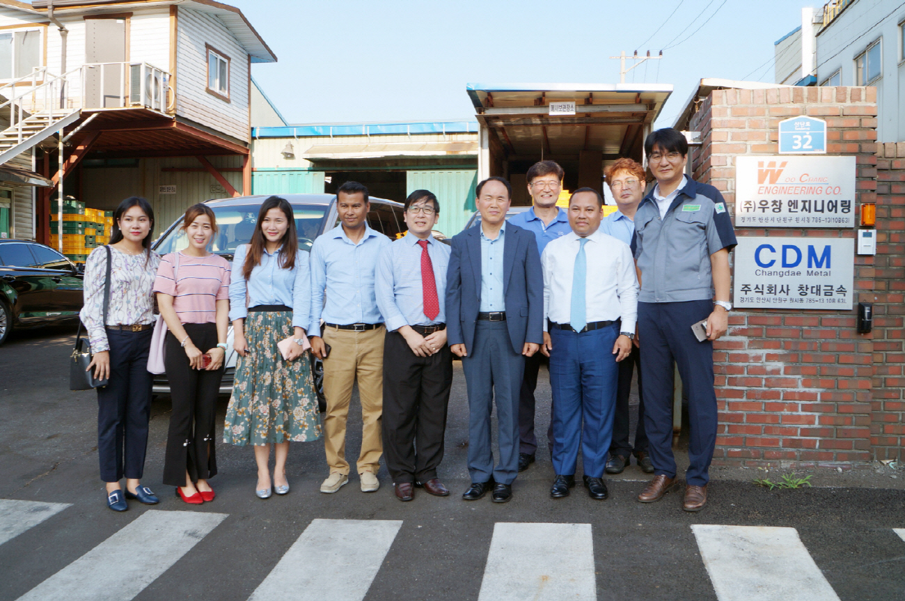 안산시 다문화지원본부 ‧ 주한 캄보디아대사관  안산시 소재 사업장 시찰