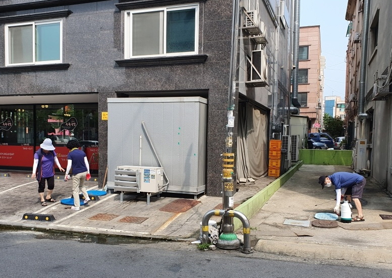 오늘은 해양동 방역하는 날!