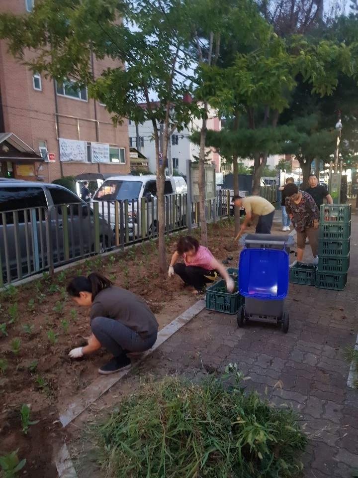 꽃향기 가득한 고잔동 만들기에 구슬땀