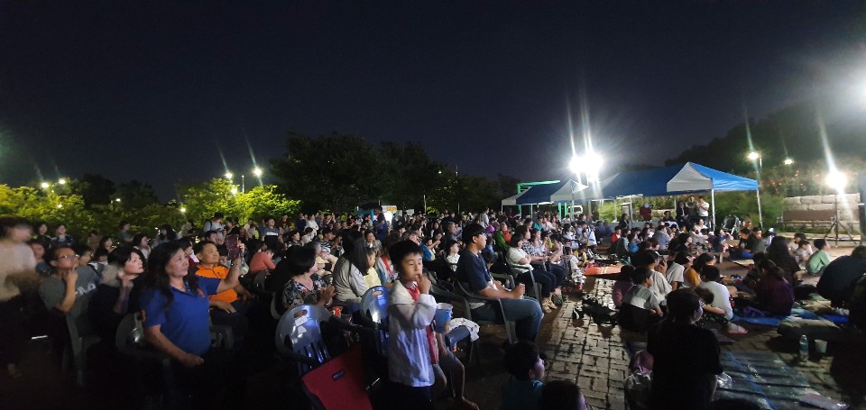 성포동, ‘노적봉 별밤 가족시네마’ 행사 개최