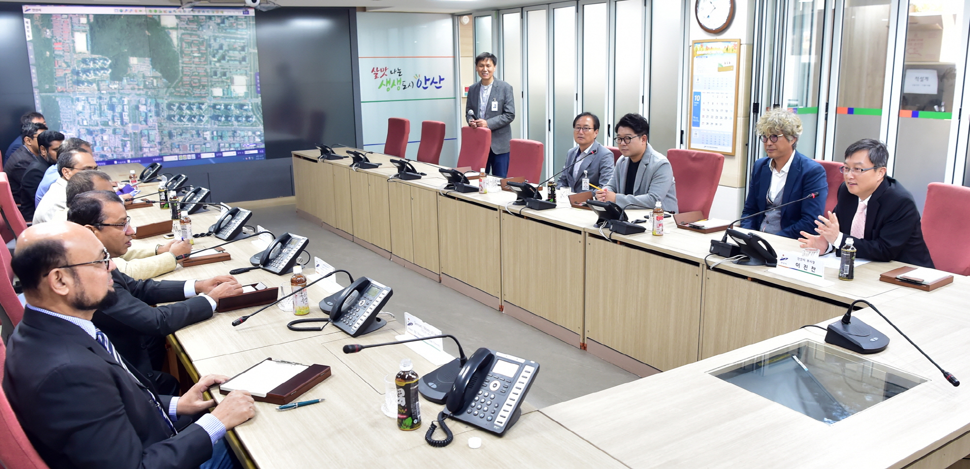 방글라데시 국토부, 안산시 공간정보시스템 벤치마킹